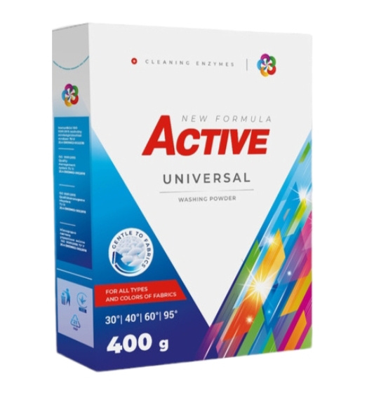 Пральний порошок ACTIVE Універсальний 400г